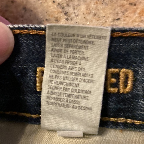 NWOT Mens American Eagle/distressed relaxed straight jeans /size 29/32 - Picture 6 of 8